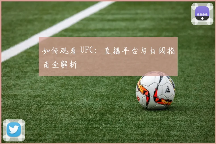 如何观看 UFC:直播平台与订阅指南全解析
